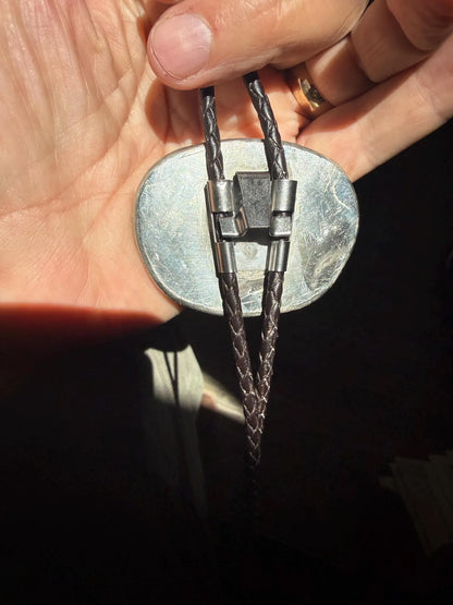 Men's Bolo Kingman Turquoise in Silver