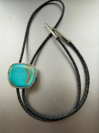 Exquisite Kingman turquoise bolo