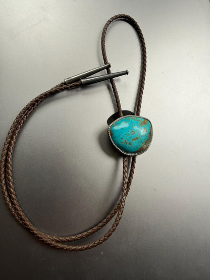Exquisite Kingman turquoise bolo
