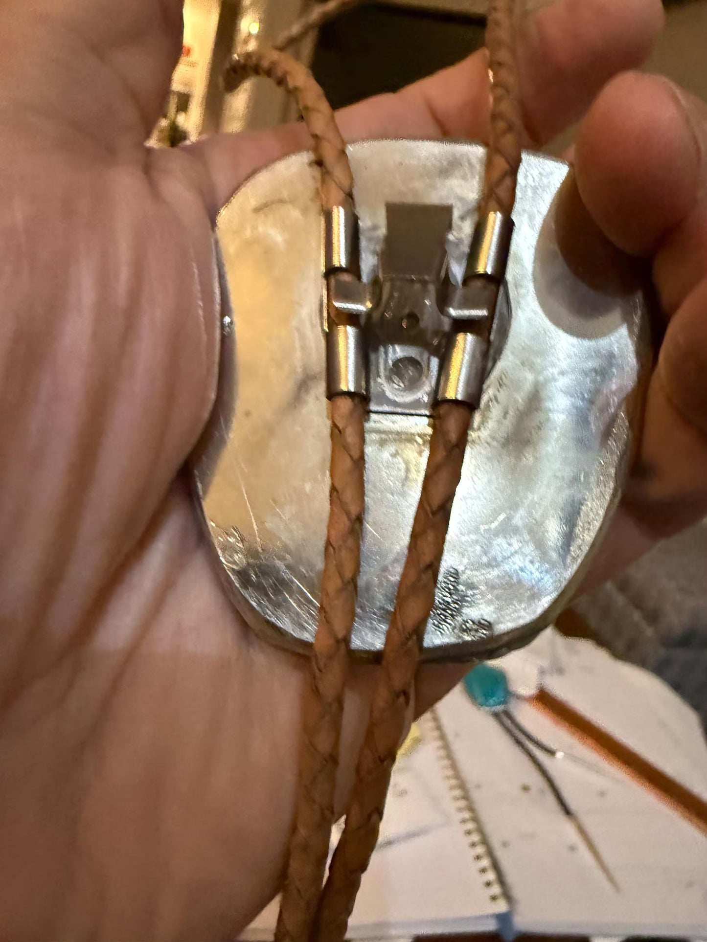 Kingman turquoise bolo
