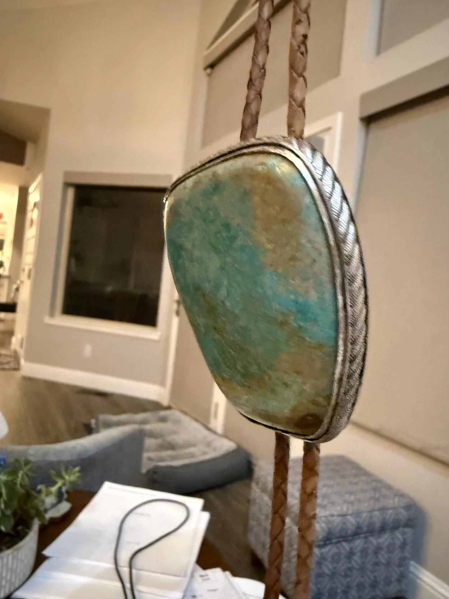 Kingman turquoise bolo